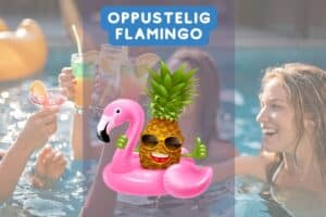 oppustelig flamingo