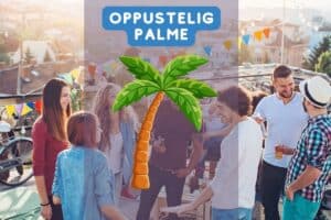 oppustelig palme