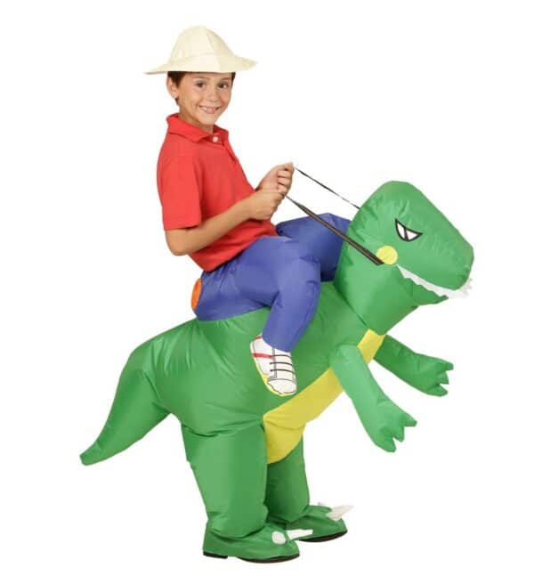 Oppustelig Dinosaur Børnekostume