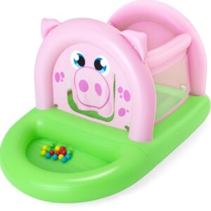 Bestway ''Oinkster'' Hoppeborg og boldebassin 239 x 162 x 137 cm